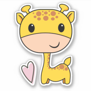 cute baby giraffe cartoon