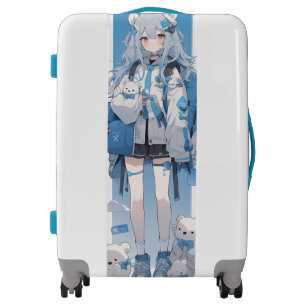 Cute girl anime kawaii Luggage Suitcase Suitcase