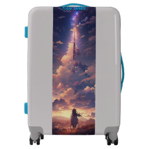 Cute girl anime kawaii Luggage Suitcase Suitcases