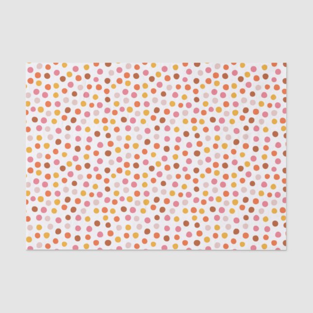 Cute Girl Birthday Gift Wrapping tissue paper (Front)