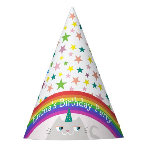 Cute Girl Birthday Party Party Hat