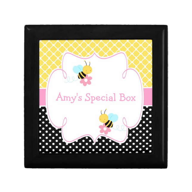 Cute Girl Busy Bees Gift Box (Front)