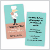 cute girl chef frying pan spoon cooking busines...