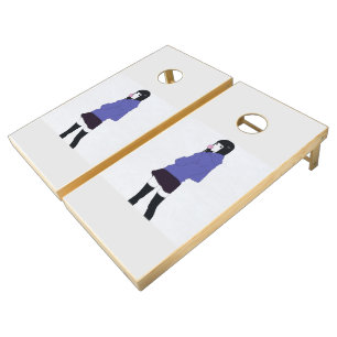 Cute Girl Cornhole Set