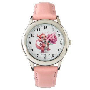 Cute girl dragon add name watch