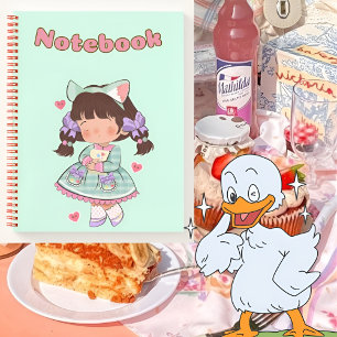 Cute girl 🌸gift for your Daughter✨🌷 Notebook
