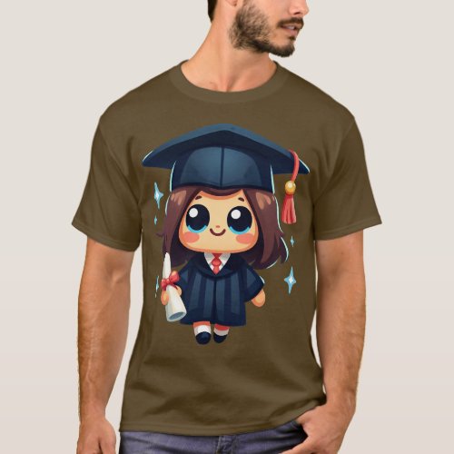 Cute Girl Graduation 1 T_Shirt