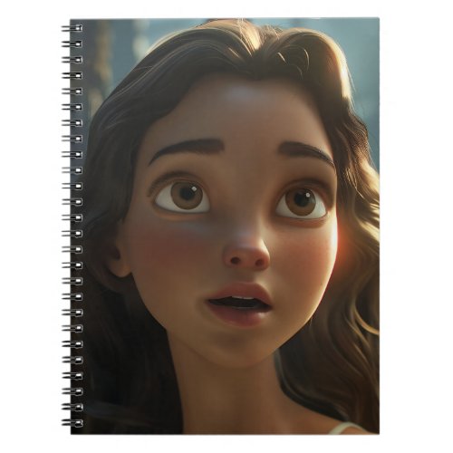 Cute Girl In Jungle Notebook