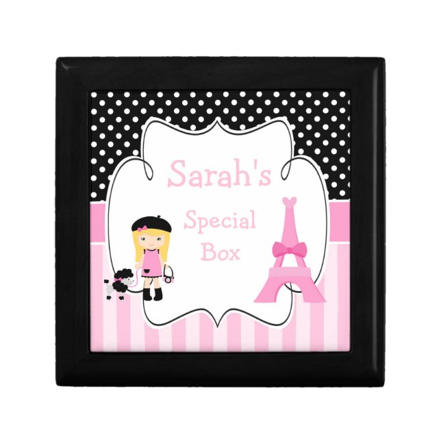 Cute Girl in Paris (2) Gift Box (Front)