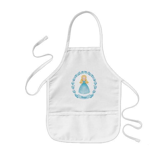 Cute Girl Kids Apron (Front)