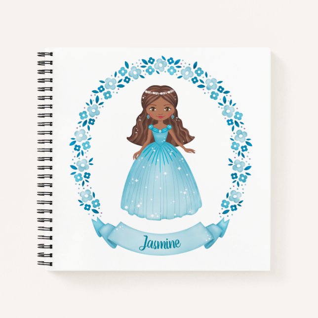 Cute Girl Kids Notebook (Front)