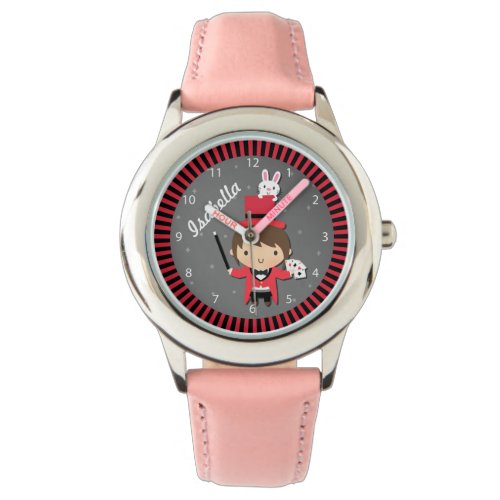 Cute Girl Magician and Bunny For Kids Watch