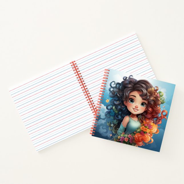 Cute girl notebook (Inside)