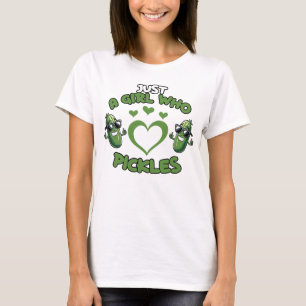 Cute girl pickle lover T-Shirt