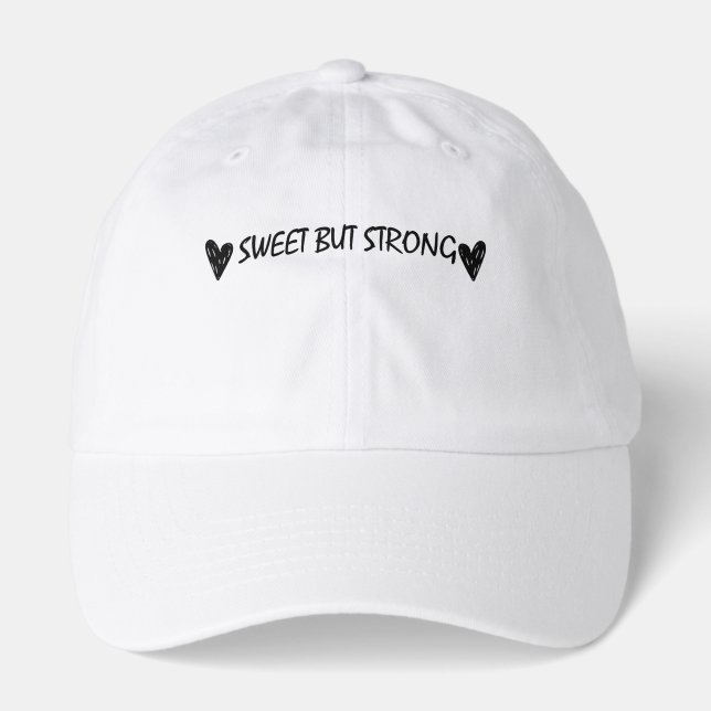 Cute Girl Power T-Shirt for Women Hat (Front)