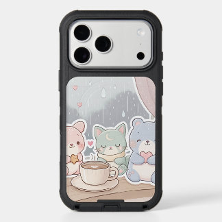 Cute Girl Sleeping on Moon with Cat and Book Illus iPhone 17 Pro Max Case