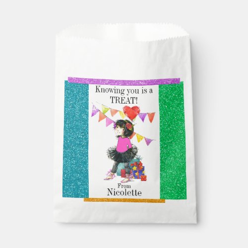 Cute Girl Treat Bag