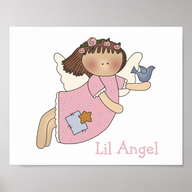 Cute Girls Angel Print (Front)