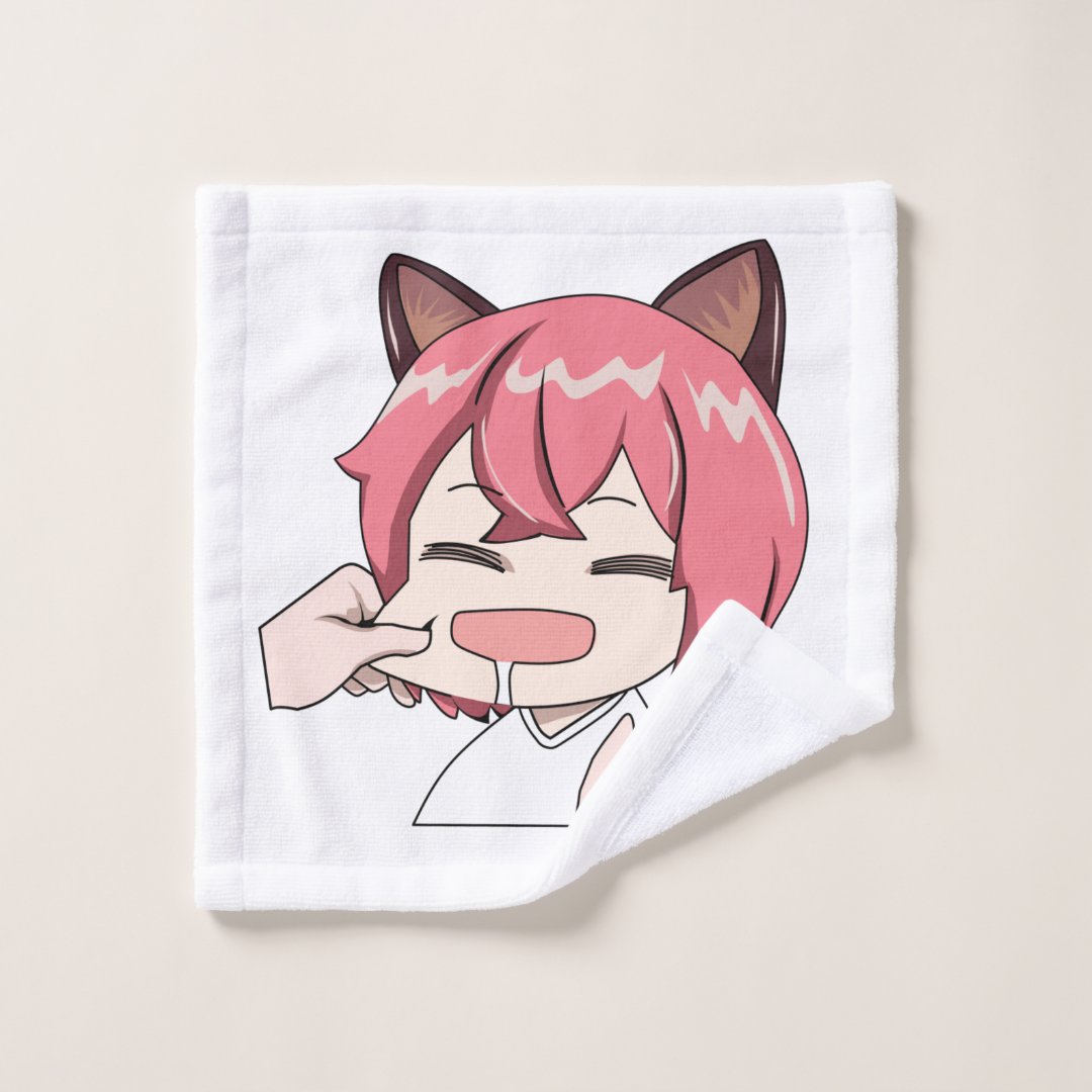 cute girls anime fanart towel | Zazzle