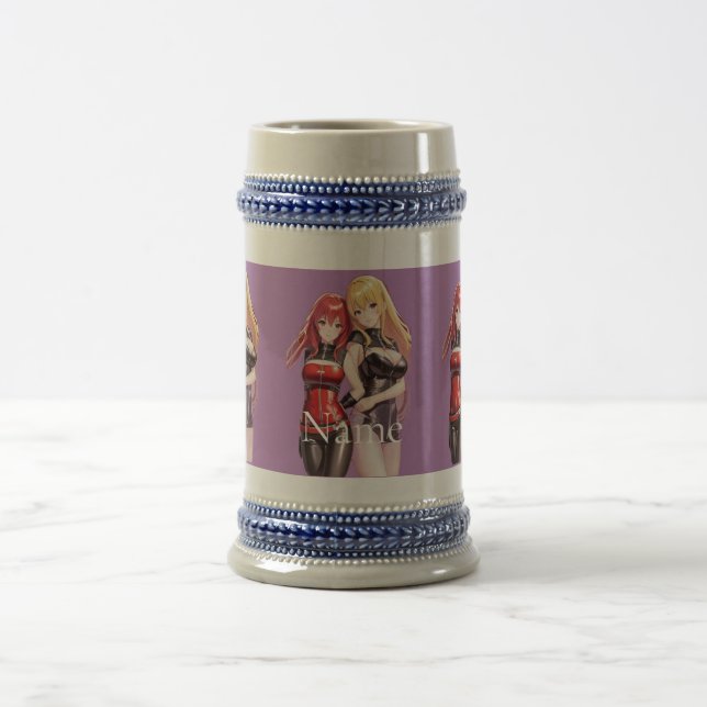 Cute Girls Anime Thunder_Cove Beer Stein (Center)