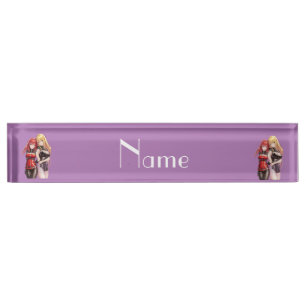 Cute Girls Anime Thunder_Cove  Desk Name Plate