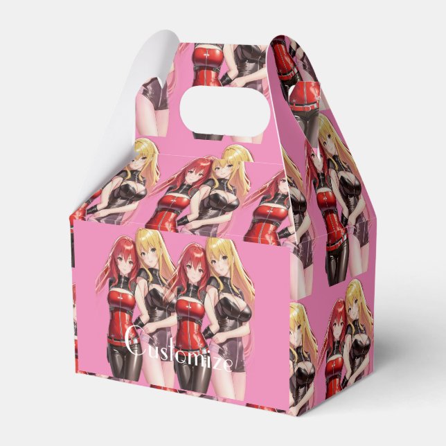 Cute Girls Anime Thunder_Cove  Favor Boxes (Front Side)