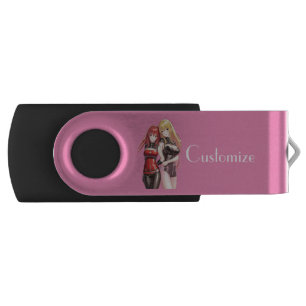 Cute Girls Anime Thunder_Cove Flash Drive