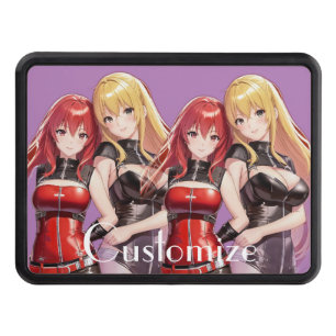 Cute Girls Anime Thunder_Cove Hitch Cover