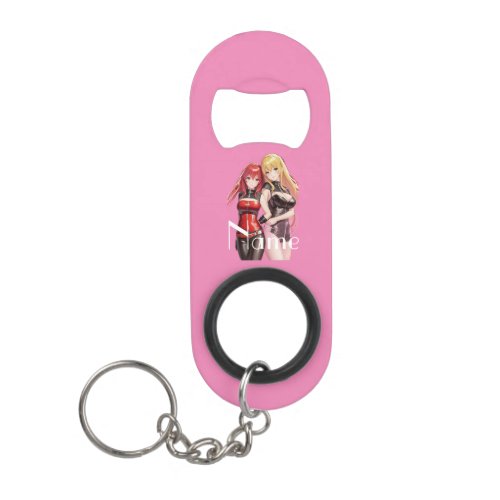Cute Girls Anime Thunder_Cove Keychain Bottle Opener