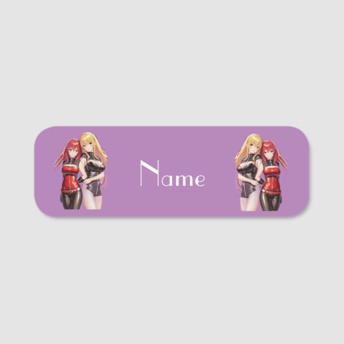 Cute Girls Anime Thunder_Cove  Name Tag