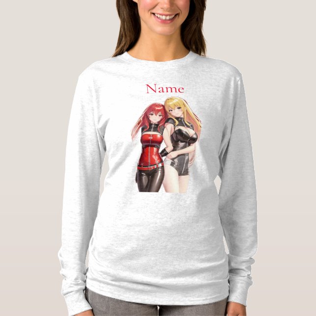 Cute Girls Anime Thunder_Cove  T-Shirt (Front)