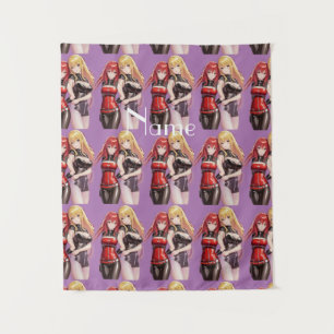 Cute Girls Anime Thunder_Cove Tapestry