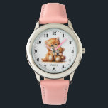 Cute girls cat lovers add name watch<br><div class="desc">Cute girls cat lovers add name Watch</div>