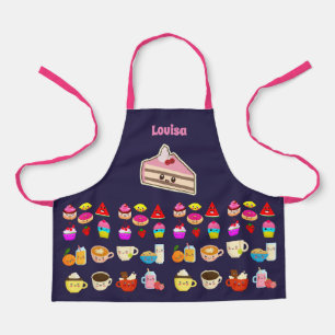 Cute Girls Cooking Baking Party Food Birthday Gift Apron
