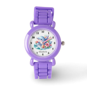 Cute girls dolphin lovers add name  watch