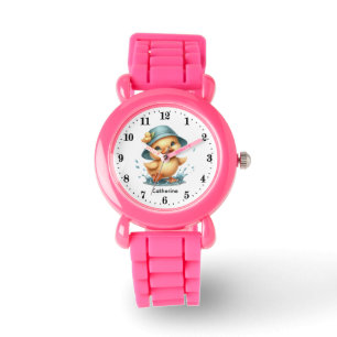 Cute girls duck lovers add name watch
