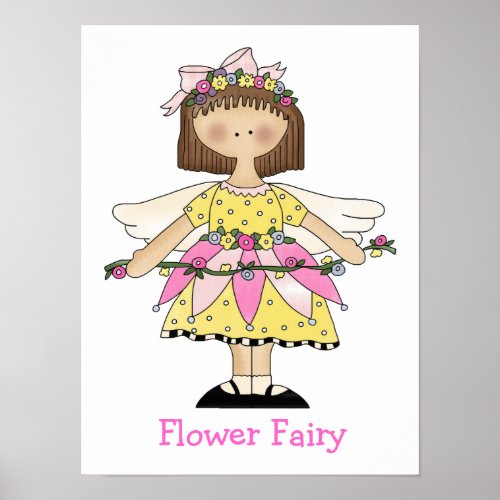 Cute Girls Fairy Print