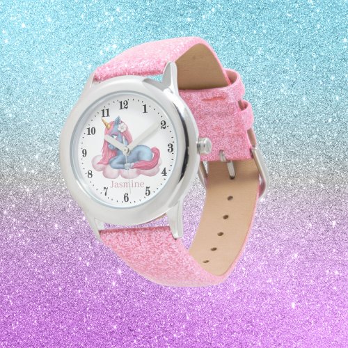 cute girls fantasy unicorn add name watch