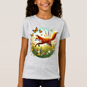 Cute girls fox lovers T-Shirt