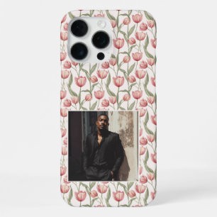 Cute Girls Gift Tulip Flower Photo iPhone 16 Pro Max Case