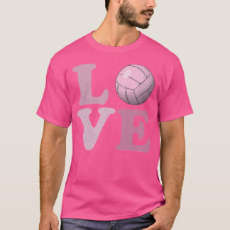 Cute Girls Love Volleyball T-Shirt
