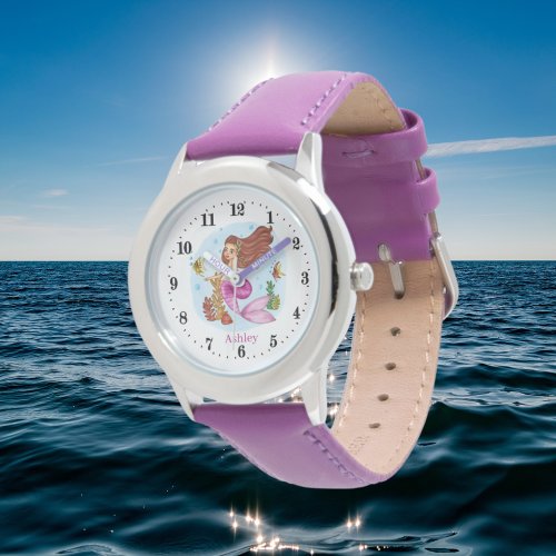 cute girls mermaid lovers add name Watch