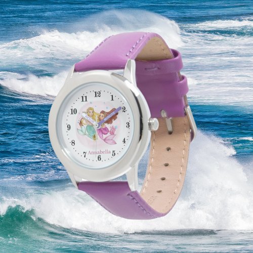 cute girls mermaid lovers add name Watch