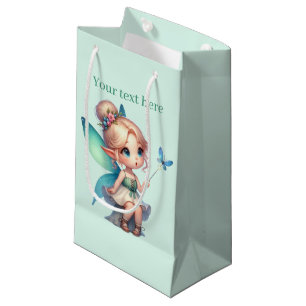 Cute girls party fairy customizable small gift bag