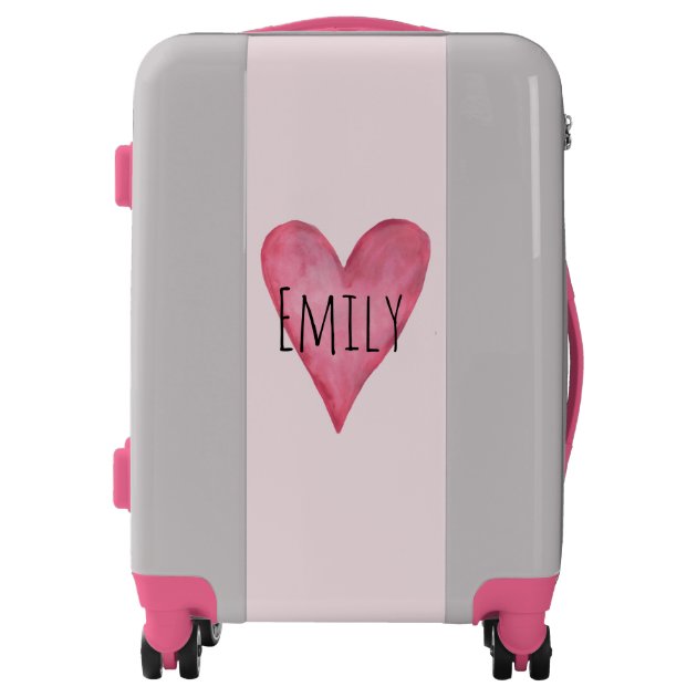 Cute girly luggage clearance