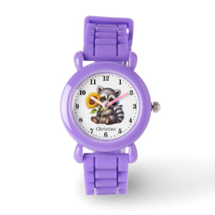 Cute girls raccoon lovers add name  watch