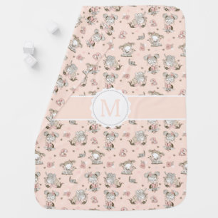 Cute Girls Reading Books Gift Ideas Baby Blanket