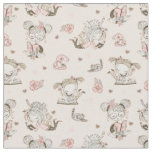 Cute Girls Reading Books Gift Ideas Fabric