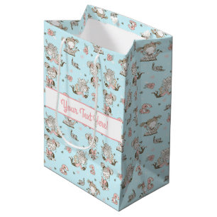 Cute Girls Reading Books Gift Ideas Medium Gift Bag