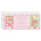 Cute girl's sleepover birthday party invitation